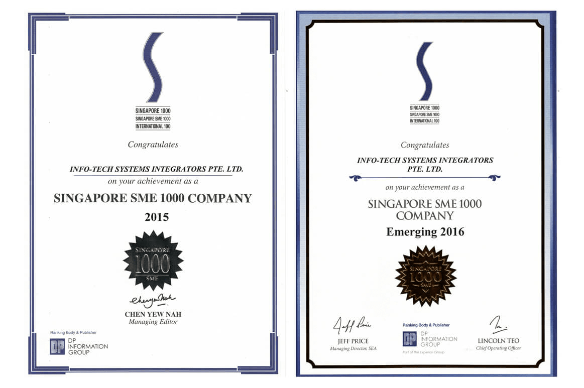 SME 1000 Award from DP Group