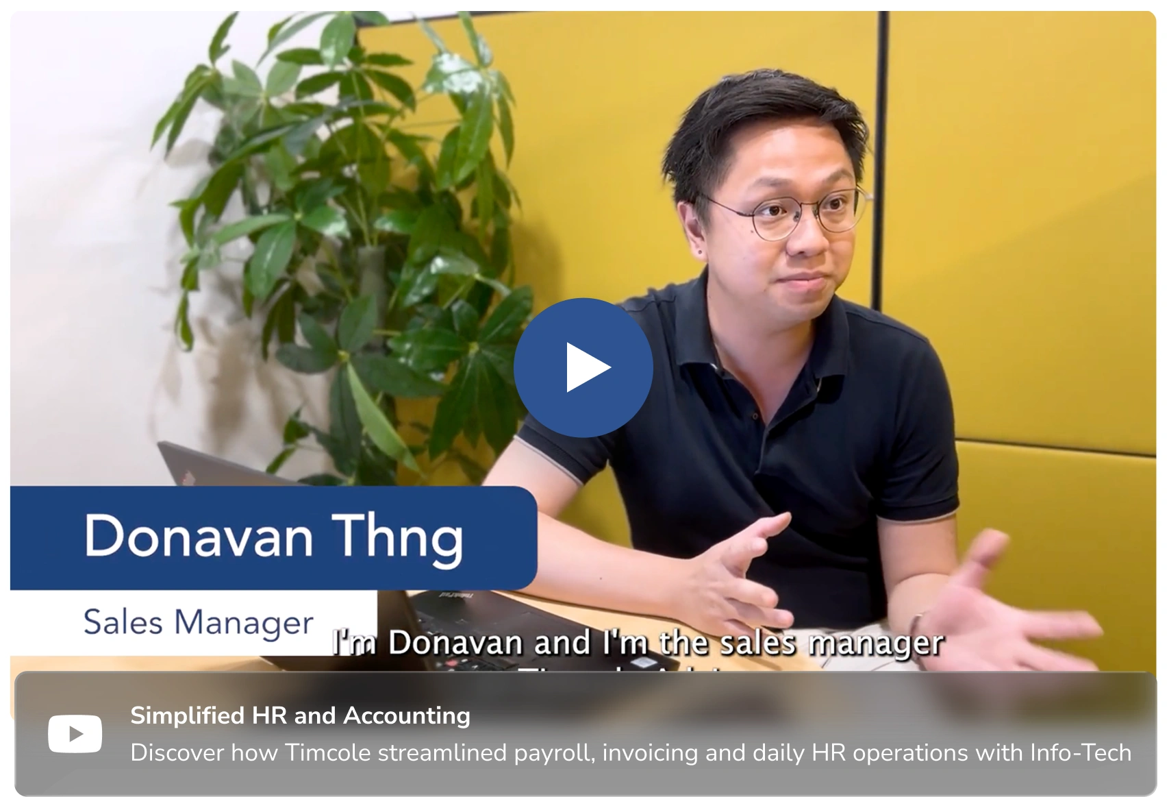 Info-Tech HRMS Customer Success Story